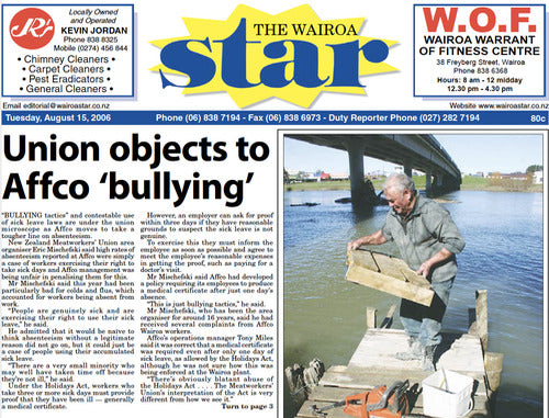 Tues 15 Aug